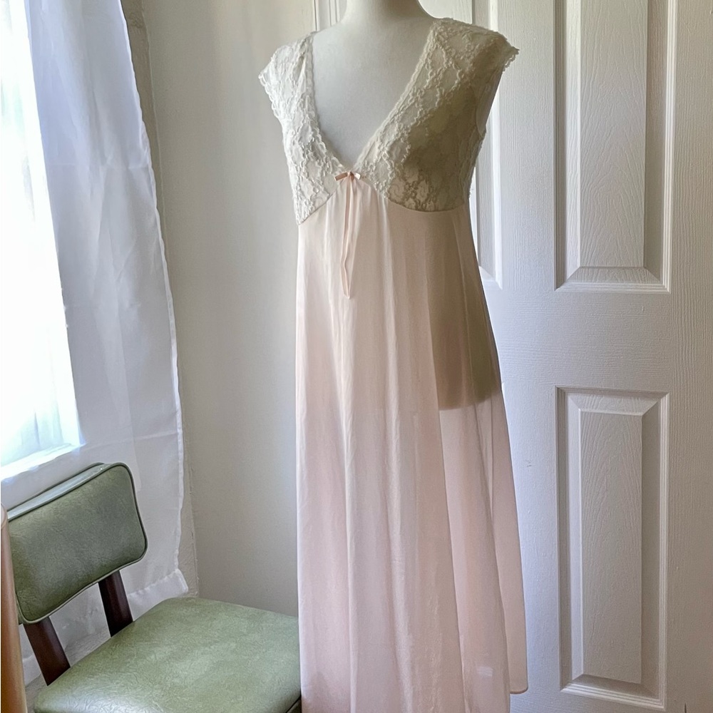 Vintage Adonna Intimates pink night dress